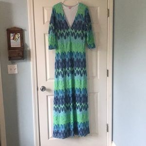 EUC Lilly Pulitzer Lamora Maxi Dress